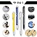 Valentines Day Gifts for Him,Multitool Pen 9 in 1 Innovative Gift for Men,with LED Light,Ruler, Stylus,Bubble Level,Screwdrivers,Unique Gifts Gadgets for Him,Boyfriend,Husband