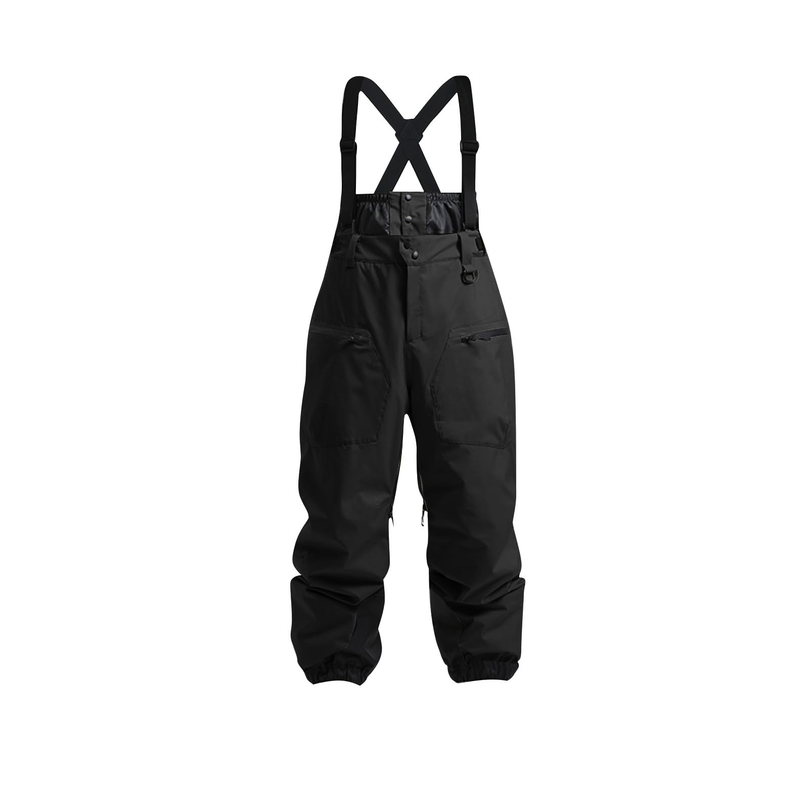 Generisch Skihose Damen Wasserdicht Warm Snowboardhose Mit Trägern Baggy Schneehose Atmungsaktiv Mit Hosenträger Stretch Ski Hosen Gefütterte Winter Skihosen Verstellbarer Bund Softshellhose Thermo