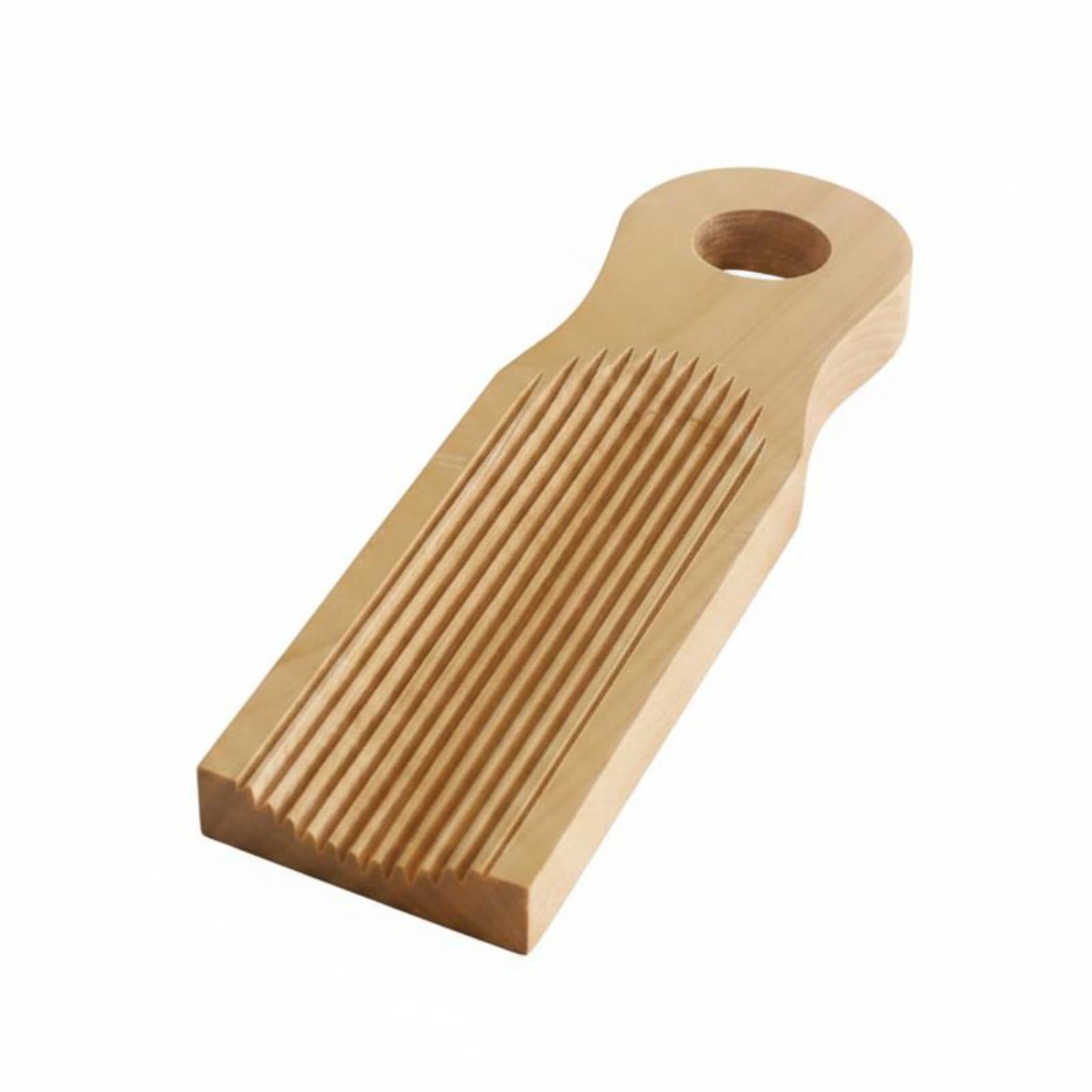 Gnocchi Board Grooved Surface Ridged Pasta Board Solid Wood Cooking Tool, Wood-image-12