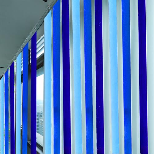 Image of Crepe Paper Streamers 6 Rolls 492ft, Blue Crepe Paper Decorations for Birthday Baby Shower Wedding Party Decor DIY Gift Wrapping, 1.77 Inch x 82 Ft /Roll
