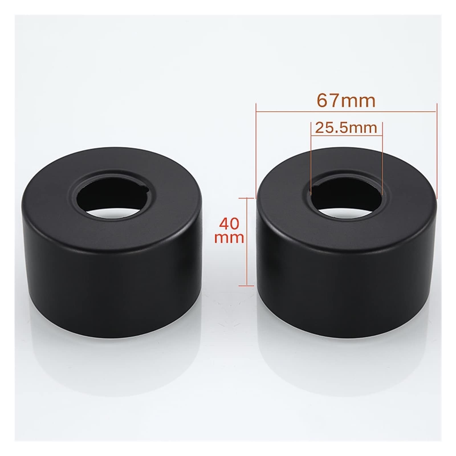 2 Stück Edelstahl Wasserleitung Abdeckung - Dekorative Rohrverkleidung Für Bad