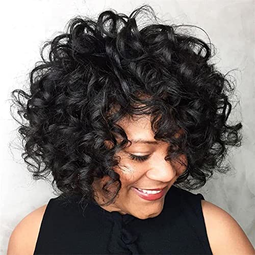 HELLORSO Wear And Go Wigs Plucked Partial Hair Piece Topper Handwoven Made Hair Pieces In Hair Wiglets For Women Thinning Long Curly Wigs For Women Lace Front Perfect Natural Curly Black