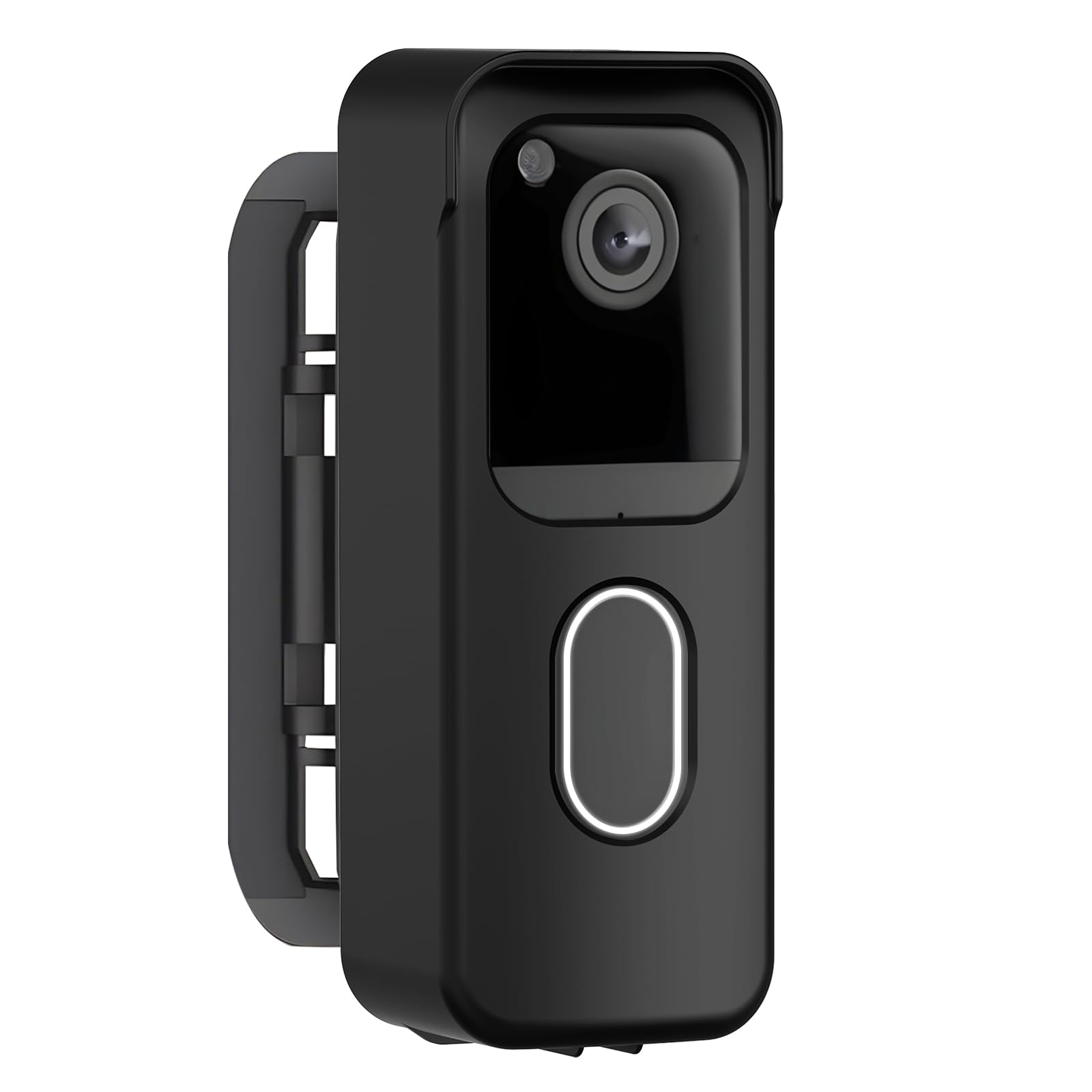 Angle Adjustable Mount for Blink Video Doorbell 2nd Gen (2025 Release), Blink Doorbell Mount with Full Cover Protection Case, No-Drill Mounting Bracket for Doorbell Camera, Wide Viewing Range