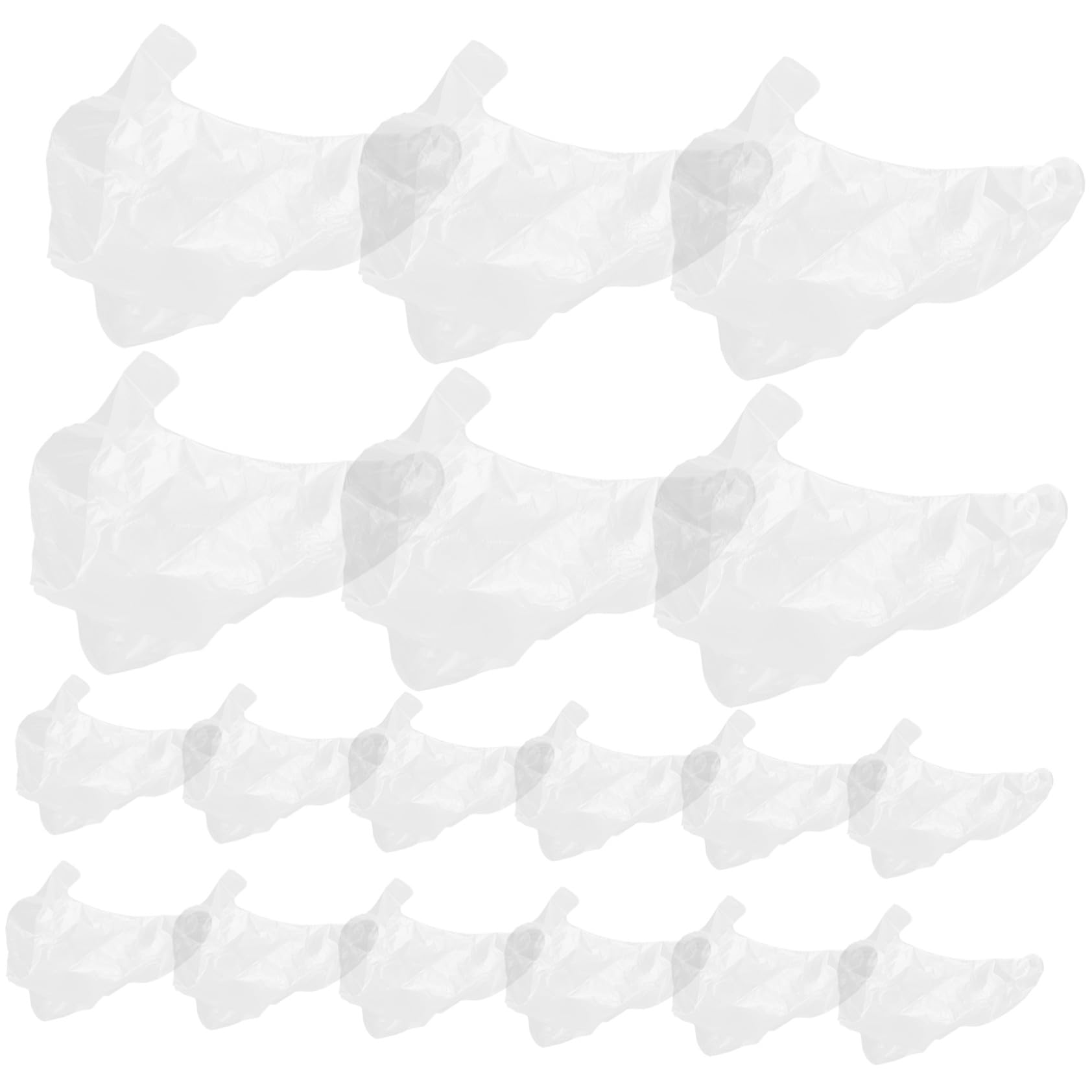 Couvre-pieds Longs Tubes Transparents Lot de 1000 en Plastique Pe Jetables Résistants aux Odeurs pour Soins Hydratants des Pieds Protection pour Pédicure et Spa