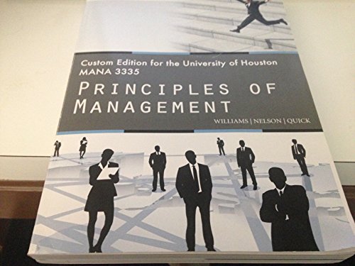 'Custom Principles of Management - University o... 1305766628 Book Cover