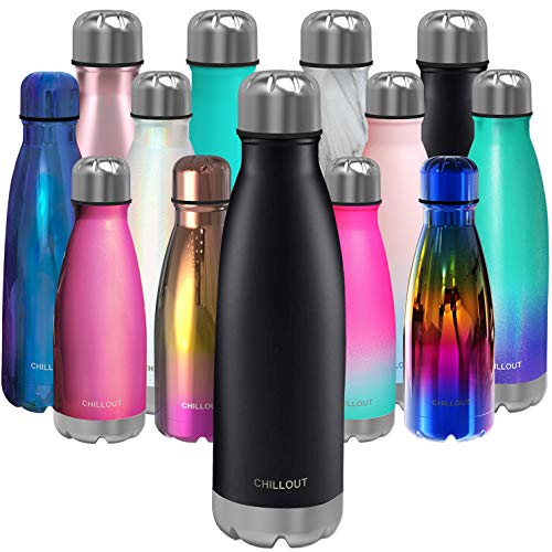 Image of CHILLOUT LIFE 25oz Insulated Stainless Steel Water Bottle, Leak Proof
