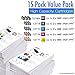 Arthur Imaging 15 Pack Compatible Ink Cartridge Replacement for 270XL 271XL (3 Large Black, 3 Small Black, 3 Cyan, 3 Yellow, 3 Magenta, 15-Pack)