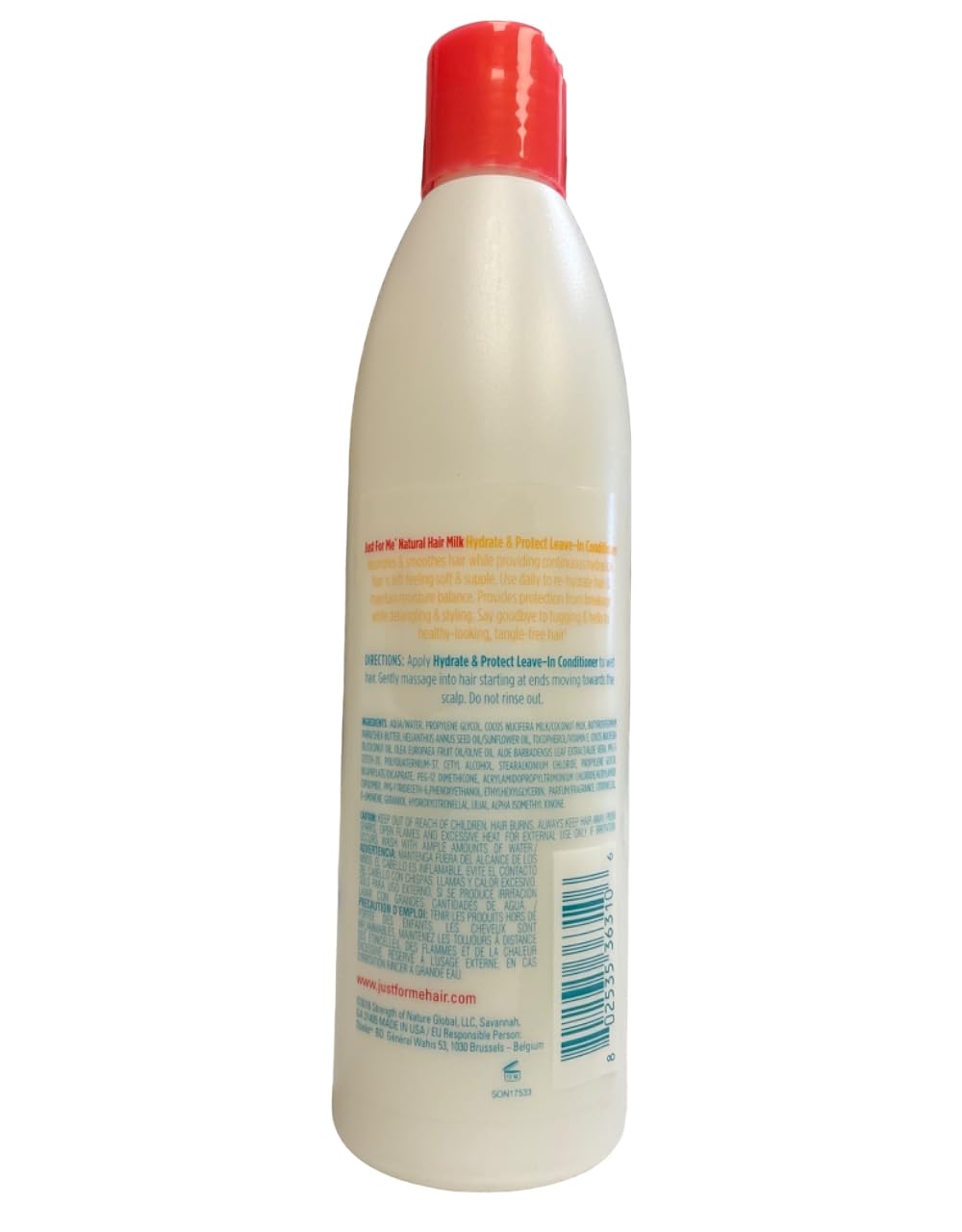 Just For Me Hair Milk Leave-in Conditioner Hydrate, 10 Ounce - Image 2