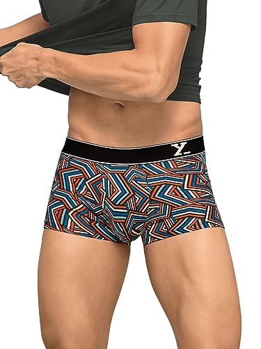 Image of XYXX Anti-Bacterial, Odour-Free Cotton Stripes Parallax Trunks for Men