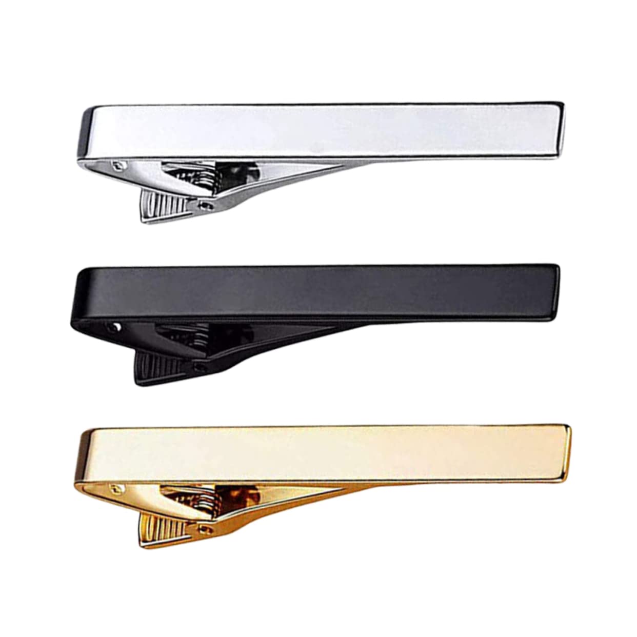 Clip para corbatas de hombre Veemoon pack de 3 piezas elegantes 8