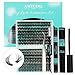 Ciglia Finte Ciuffetti,320 Pezzi Kit Extension Ciglia,30-40D Lash Cluster, Ciuffetti Ciglia Finte Kit per Ragazze e Donne Principianti (9-16mm Mix) immagine