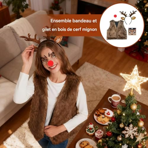 Chaqueta de disfraz de reno para estudiantes que buscan un look lindo 2