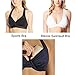 DAYKIT 3 Pairs Removeable Triangle Bra Pads Inserts for Bikinis Tops Sports Bra Swimsuit Beige