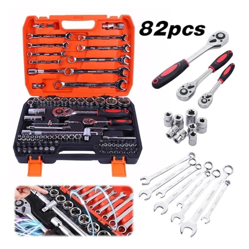 Kit de herramientas combinado 82 piezas con estuche miniatura 2