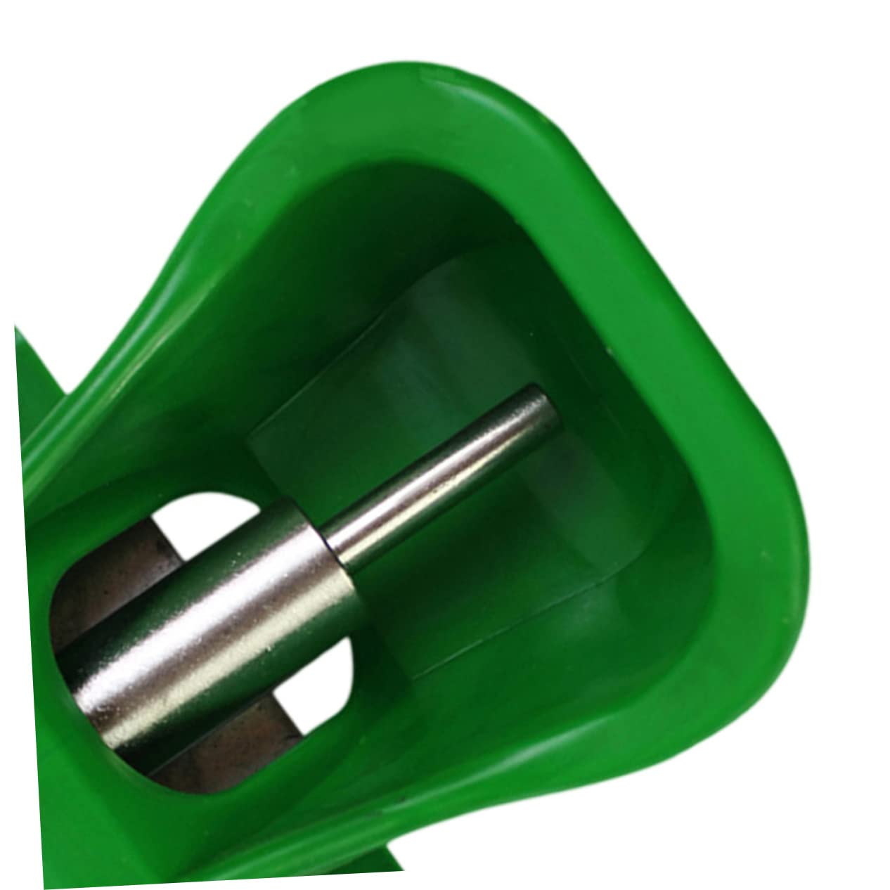 Bebedero para Cerdos 3 Piezas Acero Inoxidable y Plástico Verde | Uso en Granja, para Ganado y Porcinos, Cuenco de Agua para Cabras y Ovejas, Suministro Automático
