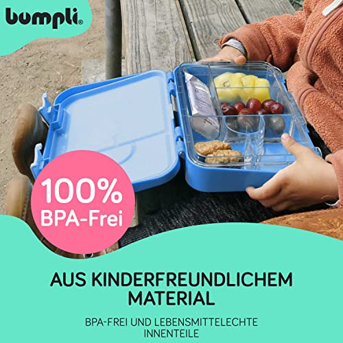 Bento-Box bumpli Brotdose für Kinder mit Fächern