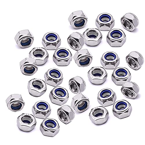 Sicherungsmuttern Edelstahl A2 - Selbstsichernde Stopmuttern DIN 985 Für Maximale Haltbarkeit