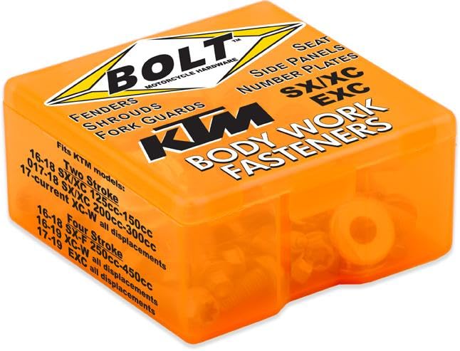 Bolt Mc Hardware KTM-16SXC17EXC KTM Body Work Fastener Kit, one size-image-45