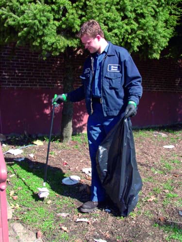 Image of Unger Commercial People's Paper Picker Pin Trash Picker - Long, Lightweight & Ergonomic Garbage Picker Upper Tool - Rust Resistant (Case of 10)