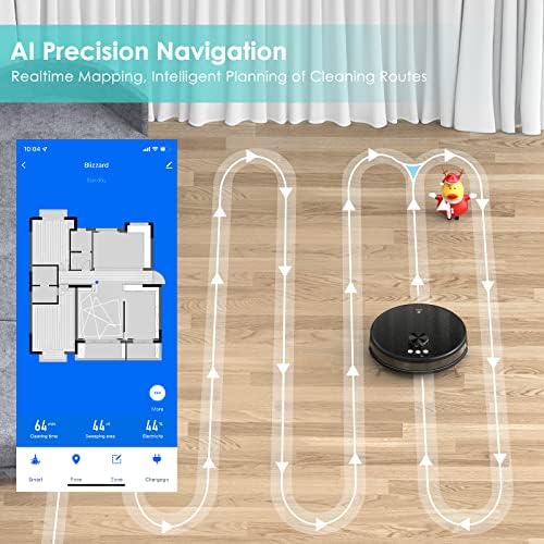 Lefant LS1 Aspirateur Robot Laveur 2 en 1, Lidar Navigation