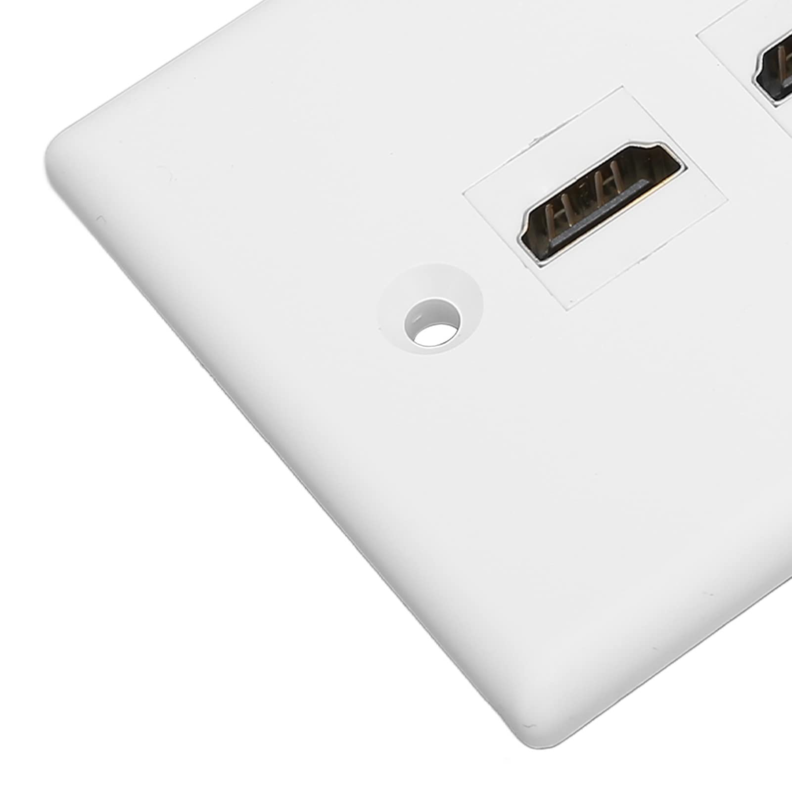 Bewinner Presa a Muro HDMI 3 Porte USB 3.0 Piastra Ethernet Senza Saldatura per TV HD a Parete