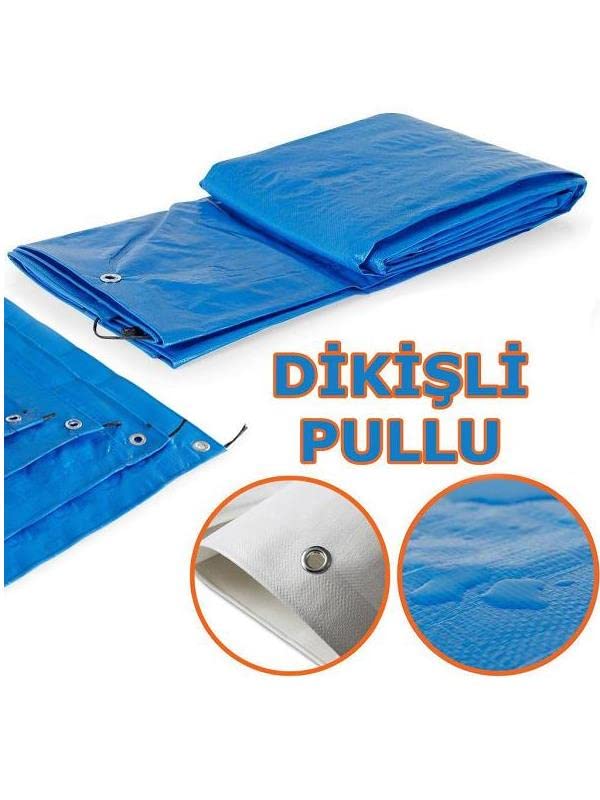KATAR Ebatlı Su Geçirmez Pullu Çadır Branda Tente 4X6 m