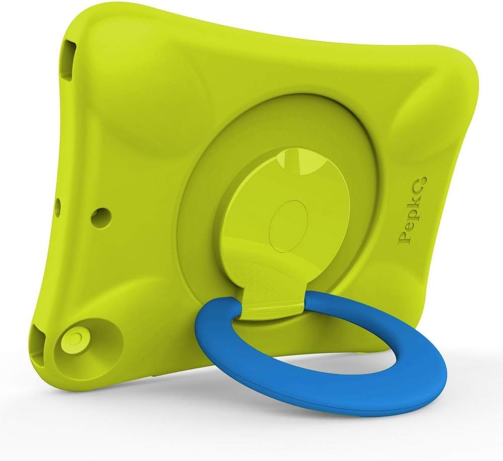 NLR FUN Pepkoo Kids EVA Case for iPad | Multi-Direction Stable Stand | Compatible with 10.5-Inch iPad Air 2019 (3rd Generation) (Green+Blue)