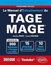 Download Le Manuel d'Entraînement du TAGE MAGE® - 10 tests blancs, 900 questions + corrigés en vidéo - édition 2018 PDF
