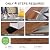 Brown Peel and Stick Floor Tile Vinyl Plank Flooring Wood Grain Look 36-Pack 54 Sq.Ft,Waterproof Self Adhesive DIY Installation Tile Sticker for Bathroom Bedroom