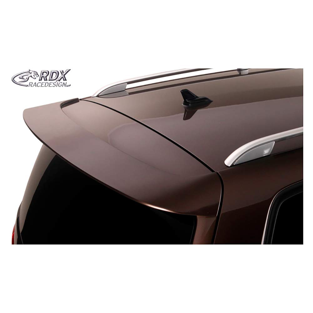 RDX Racedesign RDDS086 Spoiler dachowy do Volkswagen Touran 1T1 Facelift 2011-2015, Highworthy PU-RIM, czarny, samoprzylepny