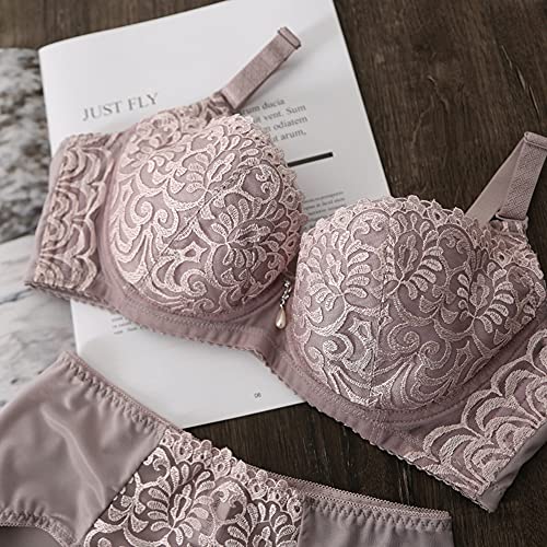 Soutien-gorge minimiseur à armatures grande taille violet gris 75C - 3