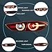 VLAND Taillight Fit for 2019-2021 Mazda3 Axela 4th with Startup Animation, Not Fit Hatchback/Mazda 3TCR, Red