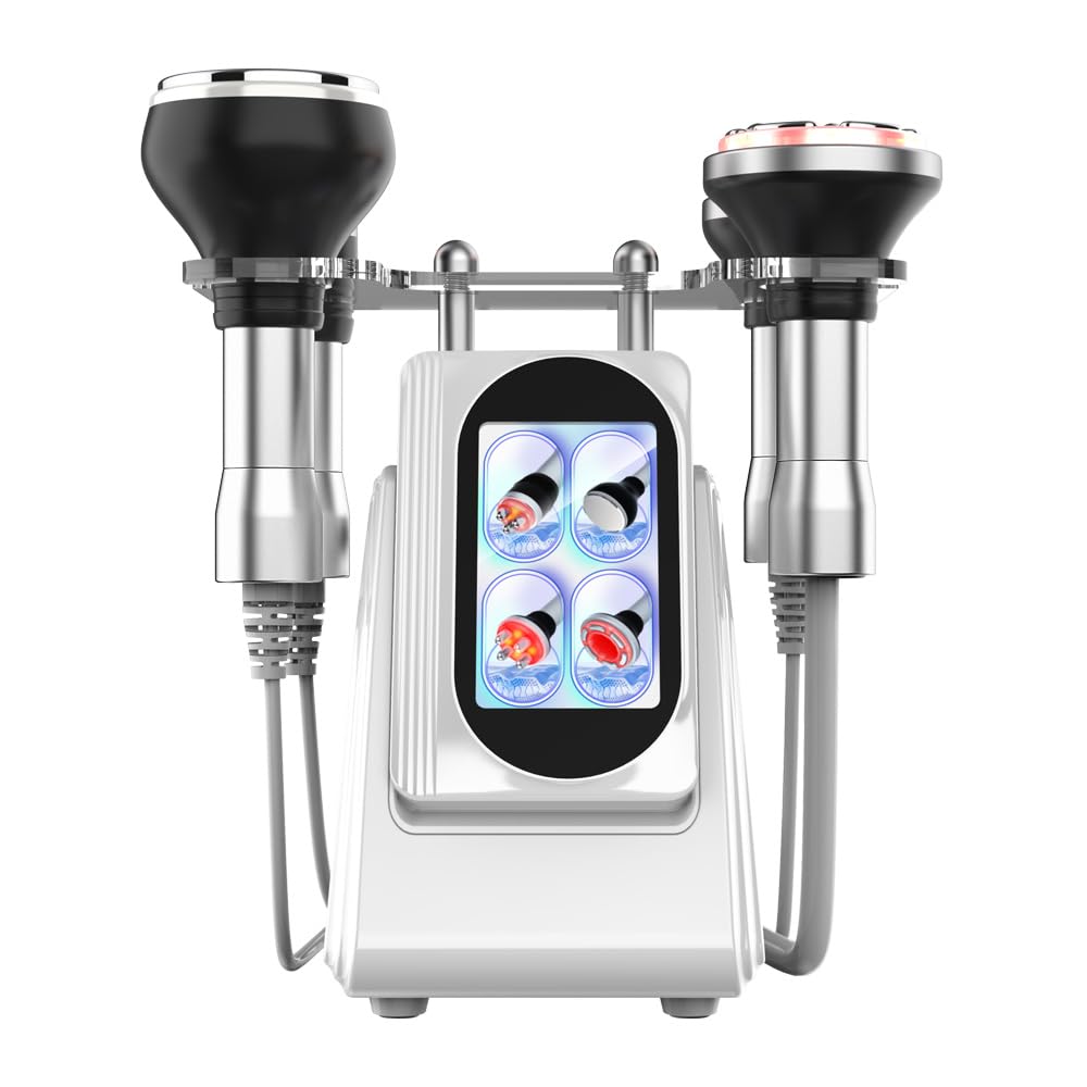 Elitzia 4 in 1 80k Kavitation Maschine Körper Sculpting Ultraschall Kavitation Maschine Fettverbrennung Radiofrequenz Vakuum Massage Hautstraffung RF Fettverbrennung Salon Spa Gerät Heimgebrauch
