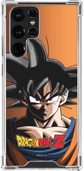 Skinit Clear Phone Case Compatible with Galaxy S24 Ultra - Officially Licensed Dragon Ball Z Goku Portrait Design