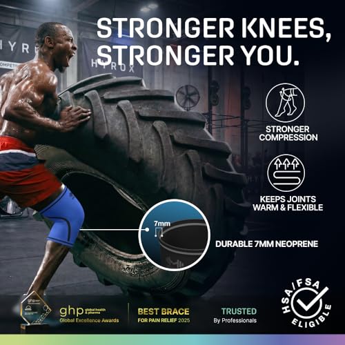 Image of Modvel Strength 7mm Knee Sleeves (Pair) for Weightlifting & Powerlifting (USPA, IPL Approved) | High-Performance Knee Compression Support For Squats, Weight Lifting - Men and Women