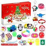 calendario niños euskera 🎁【REGALOS Y RECOMPENSAS EXQUISITOS】- El calendario de adviento de juguete es una forma divertida para que los niños cuenten los días hasta Navidad y tengan sorpresas todos los días. El regalo de Navidad ideal para los niños. muy adecuado para fiestas de cumpleaños infantiles, recompensas en el aula escolar, recompensas en el cofre del tesoro.