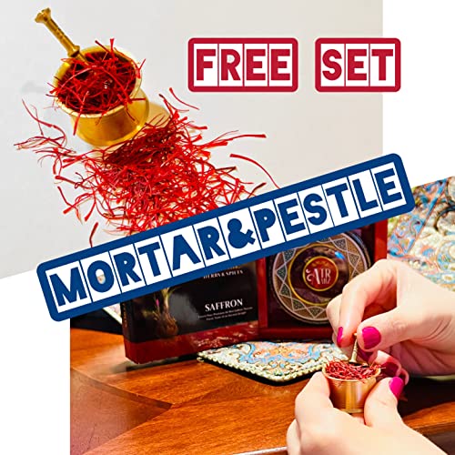 Pure Super Negin Saffron Threads, Quality Saffron For Saffron Tea, And Saffron Supplements, Organic Saffron Spice Good For Vegan Healthy Diet, Used For Saffron Extract (3G) #TOP3