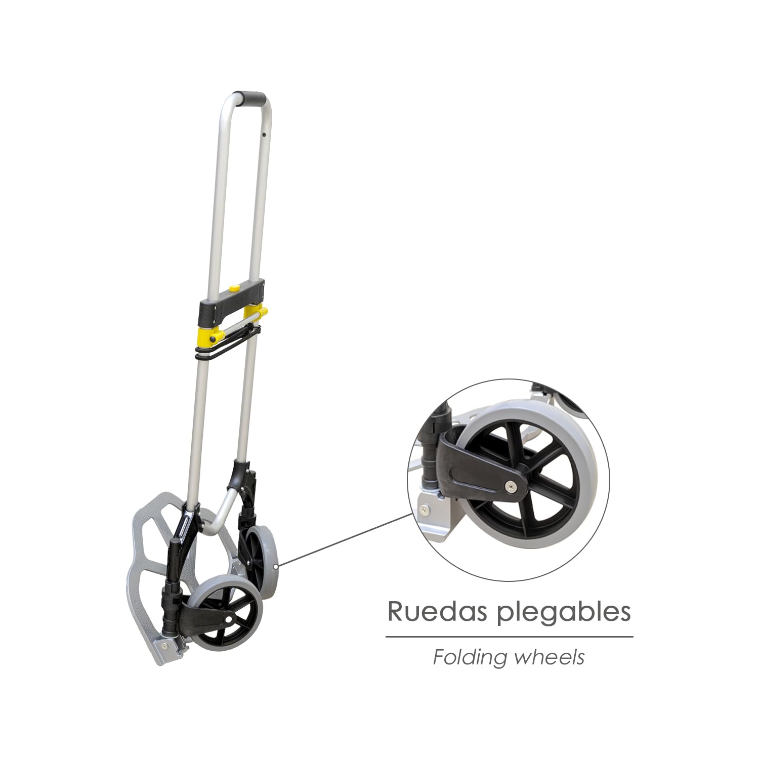 WOLFPACK LINEA PROFESIONAL 11090615 Carretilla Plegable Aluminio Portatil 80 kg.