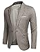 Produktbild COOFANDY Herren Sakko Sportlich und Modern Slim Fit Blazer für Freizeit und Business Khaki XXL