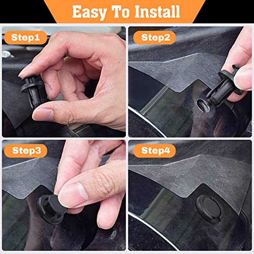 Lot De 1101 Rivet Clips Plastique Voiture, Rivet Clips Plastique Fixation De Protection, Fixation De Panneau De Porte De Voiture, Outil De Démontage De Carrosserie, Multi Tailles Universel