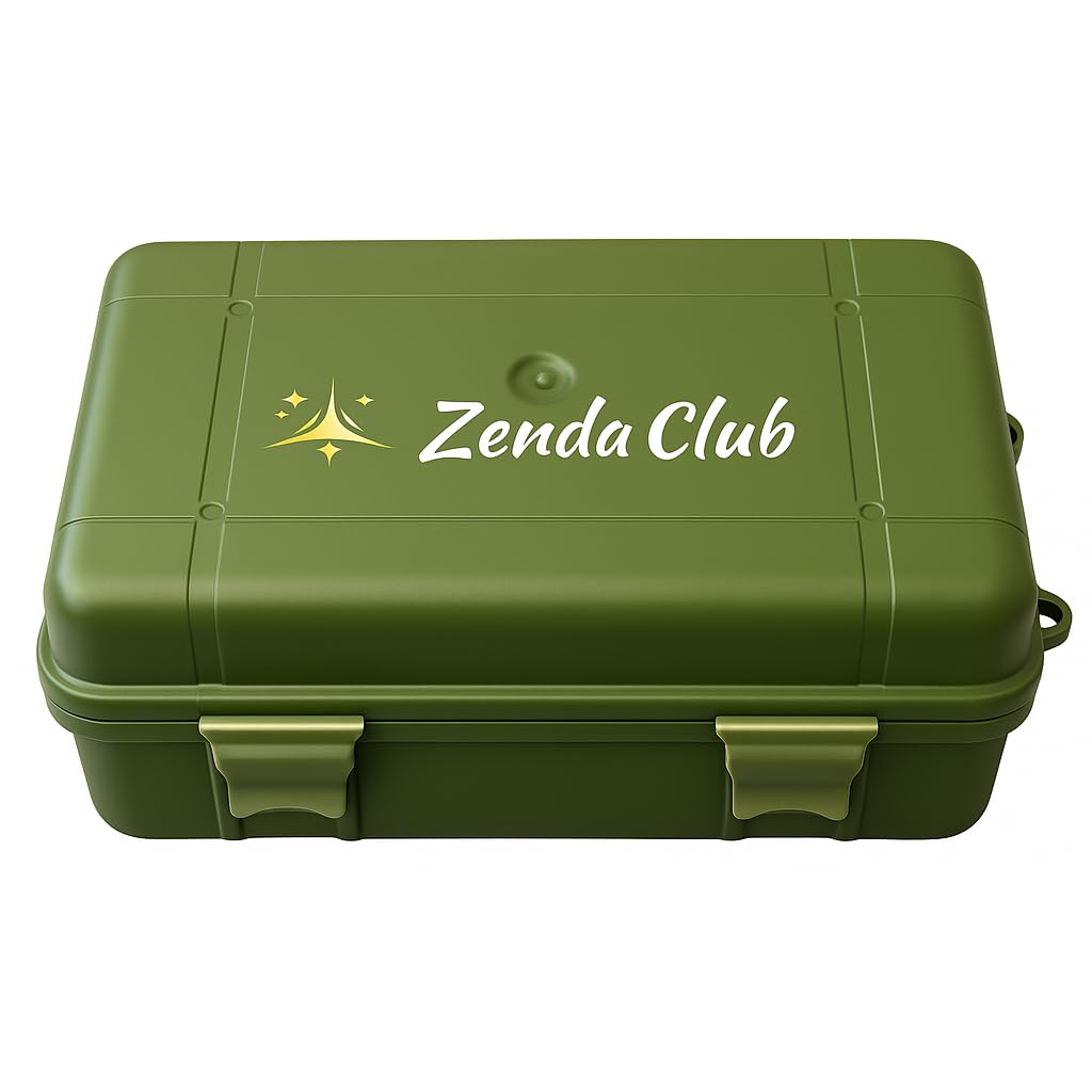 zenda club® Sistema di Scatto a Distanza per Fuochi d’Artificio – Kit Pirotecnico 16 Canali con Telecomando Senza Fili – Cofanetto di Conservazione Resistente