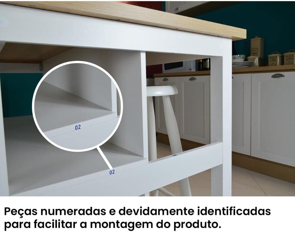 Review Ilha Cozinha Ditália 2 Prateleiras Branca Cd-1019 6 51Oz9Bo6Ytl. Ac Sl1000