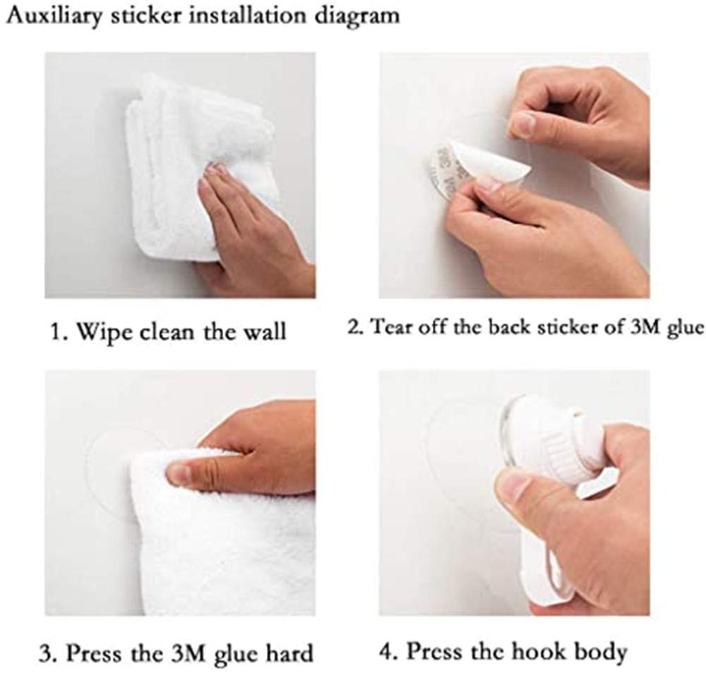 CMBSSTFC Portarrollos de Papel higiénico con Ventosa Adhesiva, Impermeable, montado en la Pared, para Cocina, Dormitorio y baño, sin Necesidad de taladrar (Negro)