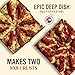 Urban Slicer Pizza Worx - Epic Deep Dish Dough - At-Home Pizza Making Kit for Authentic Hearty Crust - 13.2 oz. Bag - Makes 2 Pizzas