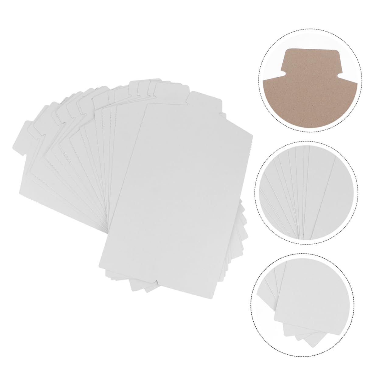 25 Stück Weißes Papierfaltbrett für T-shirts und Hemden aus Pappkarton Leichtes Faltbares Faltbrett als Kleiderorganizer gegen Falten für Zuhause und Reisen