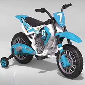 Sopbost 12V Kids Motorcycle Ride on Toys, Ride on Motorcycle for Kids Battery Powered Electric Motorcycle for Boys Girls…