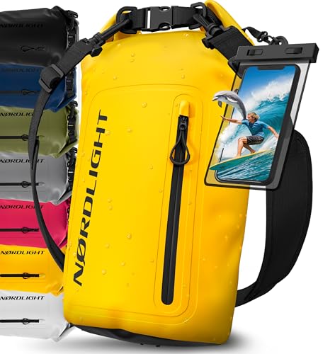 Nordlight Dry Bag Sacca Impermeabile + Custodia per Cellulare +