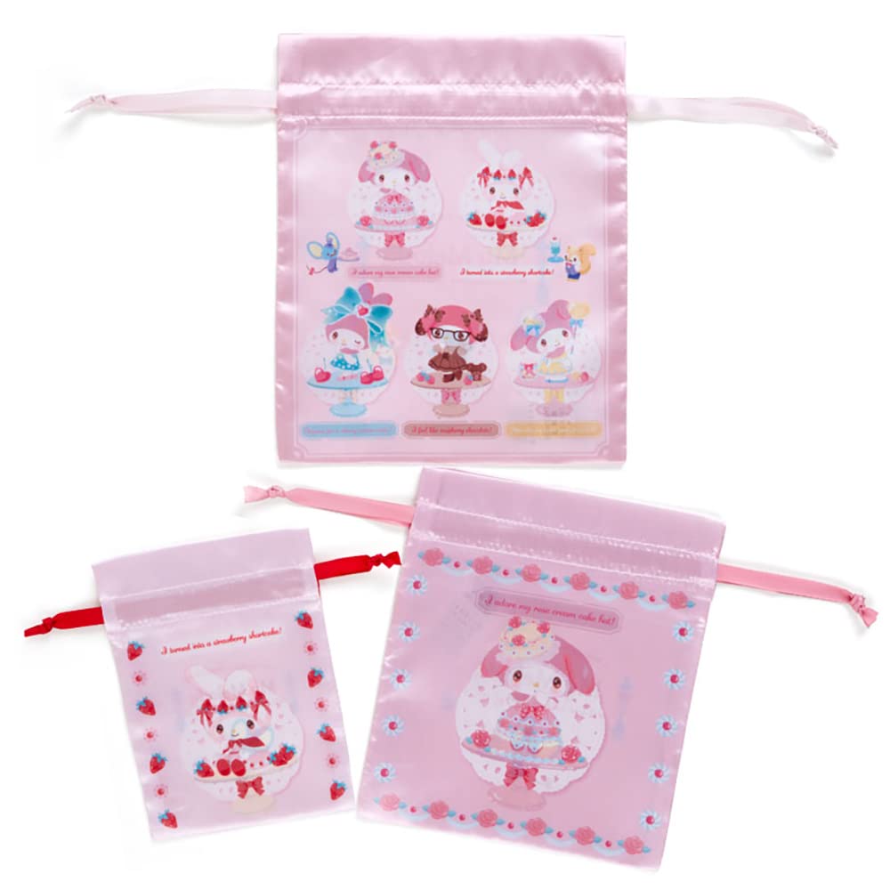 サンリオ♡マイメロディ SWEET LOOKBOOK 巾着 3枚セット Amazon.co.jp: サンリオ(SANRIO) マイメロディ 巾着セット(SWEET