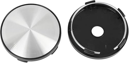 Miniatura 5 de X AUTOHAUX 2.362 in Dia 5 Clips Rueda de Coche Neumático Llanta Llanta Central Hub Tapas Base Negro 4 Pcs