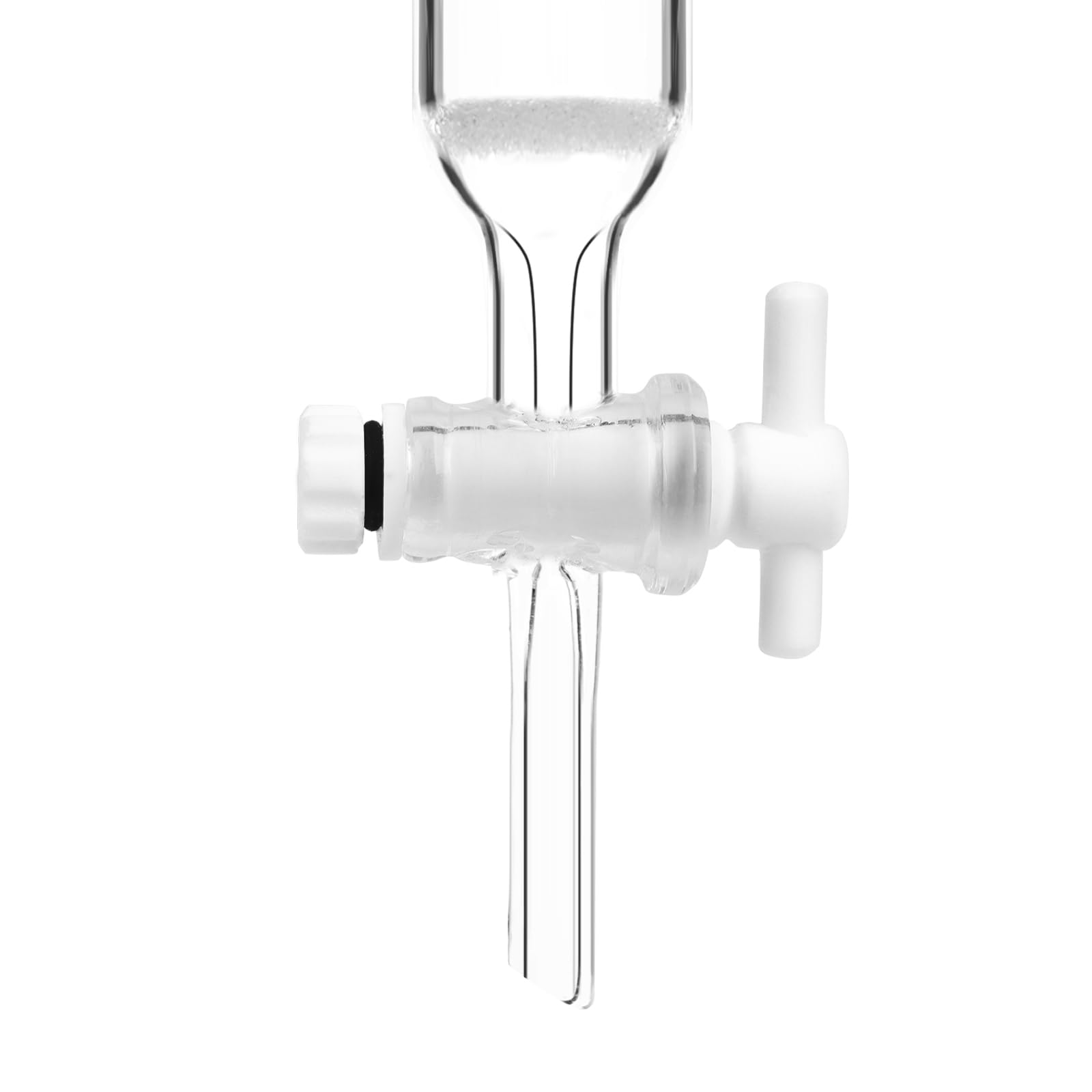 stonylab Colonna di Cromatografia, Diametro Interno di 25,4 mm, Lunghezza Effettiva di 254 mm, Tappo di Sabbia G2, Giunto Conico Standard 24/40, Vetro Borosilicato, per Applicazioni di Laboratorio